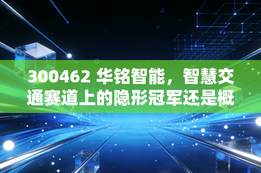 300462 华铭智能，智慧交通赛道上的隐形冠军还是概念玩家？深度解析背后的投资逻辑