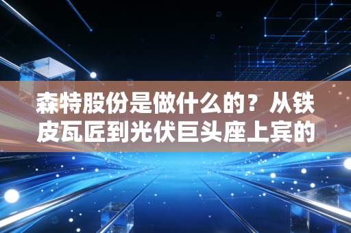 森特股份是做什么的？从铁皮瓦匠到光伏巨头座上宾的逆袭之路