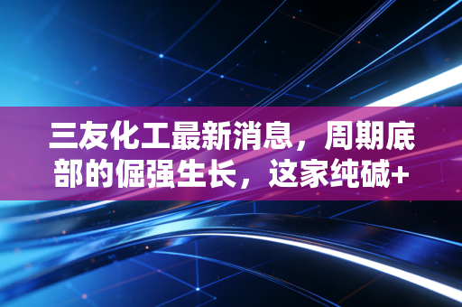 三友化工最新消息，周期底部的倔强生长，这家纯碱+粘胶双龙头还值得坚守吗？
