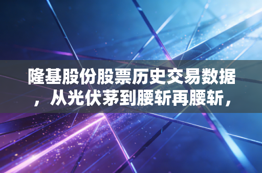 隆基股份股票历史交易数据,从光伏茅到腰斩再腰斩,一位老股民的十年光伏血泪史