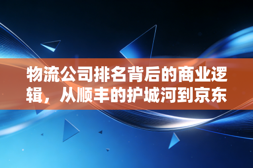 物流公司排名背后的商业逻辑，从顺丰的护城河到京东的长期主义