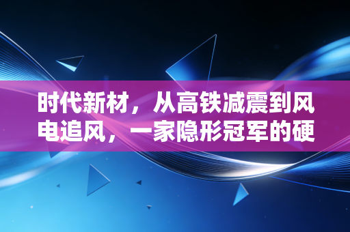 时代新材,从高铁减震到风电追风,一家隐形冠军的硬核突围战