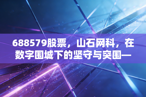 688579股票，山石网科，在数字围城下的坚守与突围——一位老财经人的深度观察