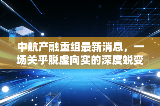 中航产融重组最新消息,一场关乎脱虚向实的深度蜕变,是危机还是转机?