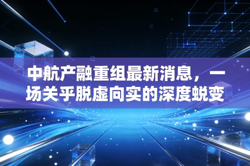 中航产融重组最新消息,一场关乎脱虚向实的深度蜕变,是危机还是转机?