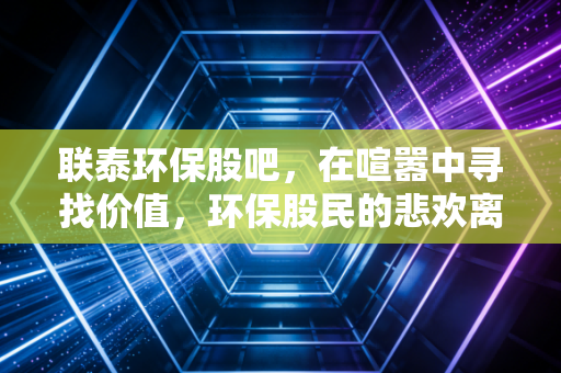 联泰环保股吧,在喧嚣中寻找价值,环保股民的悲欢离合录