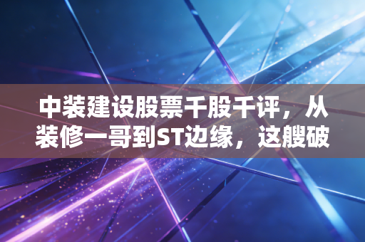 中装建设股票千股千评,从装修一哥到ST边缘,这艘破船还能翻盘吗?