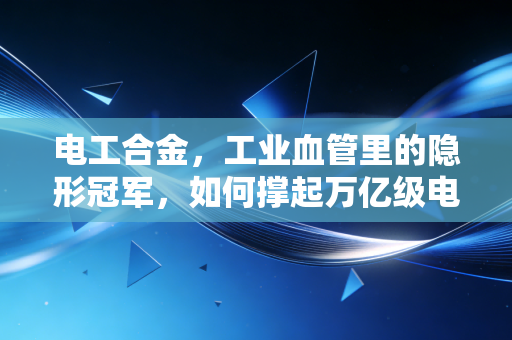 电工合金,工业血管里的隐形冠军,如何撑起万亿级电力与新能源市场?