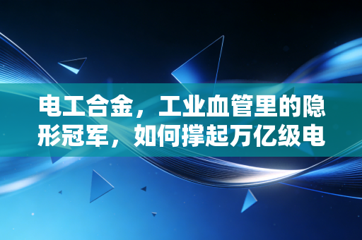 电工合金,工业血管里的隐形冠军,如何撑起万亿级电力与新能源市场?