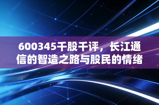 600345千股千评,长江通信的智造之路与股民的情绪过山车