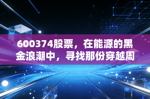 600374股票，在能源的黑金浪潮中，寻找那份穿越周期的确定性