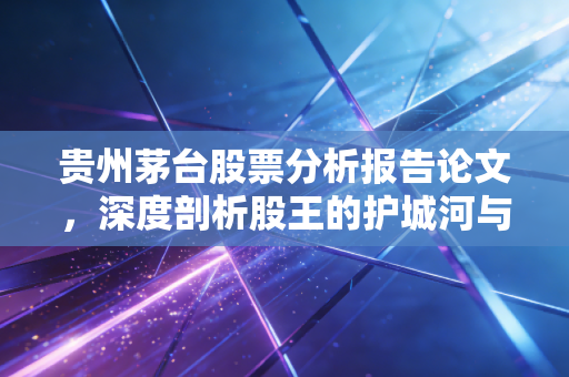 贵州茅台股票分析报告论文,深度剖析股王的护城河与未来估值逻辑