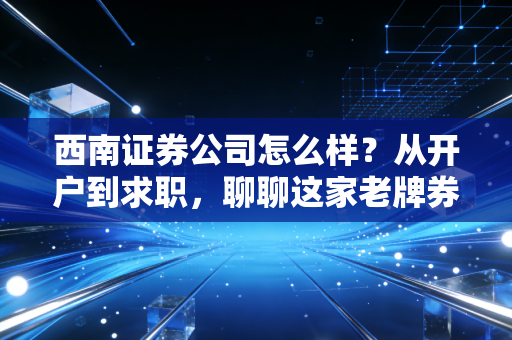 西南证券公司怎么样？从开户到求职，聊聊这家老牌券商的真实体验
