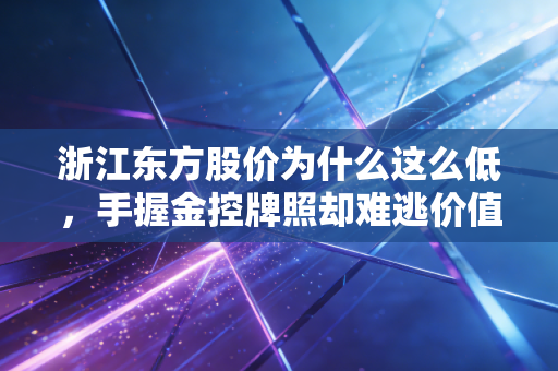 浙江东方股价为什么这么低,手握金控牌照却难逃价值陷阱的宿命?