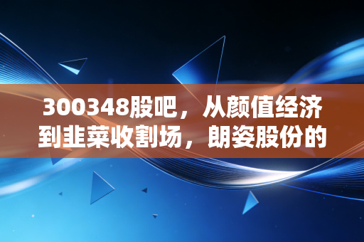 300348股吧，从颜值经济到韭菜收割场，朗姿股份的跌宕人生