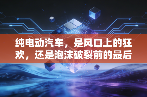 纯电动汽车,是风口上的狂欢,还是泡沫破裂前的最后疯狂?
