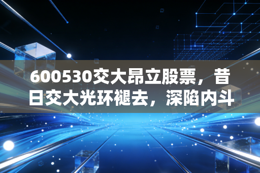 600530交大昂立股票，昔日交大光环褪去，深陷内斗泥潭的退市警示录