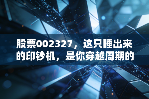 股票002327，这只睡出来的印钞机，是你穿越周期的避风港吗？