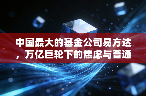 中国最大的基金公司易方达，万亿巨轮下的焦虑与普通投资者的希望