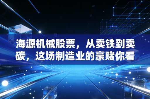 海源机械股票,从卖铁到卖碳,这场制造业的豪赌你看懂了吗?