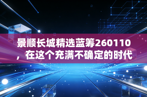 景顺长城精选蓝筹260110，在这个充满不确定的时代，我们是否还需要一位守旧派的基金经理？