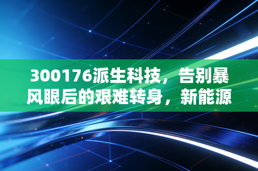300176派生科技，告别暴风眼后的艰难转身，新能源赛道上的戴罪立功能走多远？