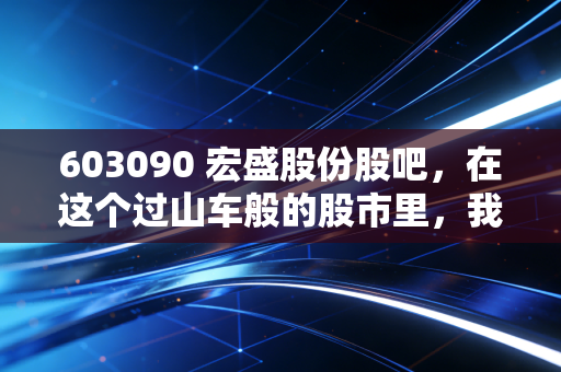 603090 宏盛股份股吧,在这个过山车般的股市里,我们到底在期待什么?