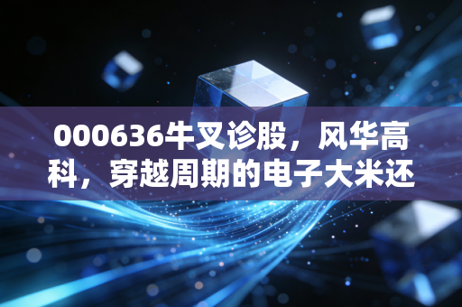 000636牛叉诊股,风华高科,穿越周期的电子大米还能香多久?