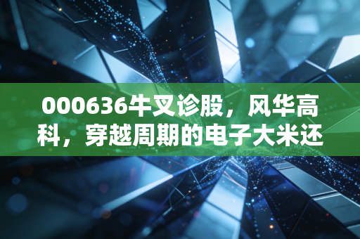 000636牛叉诊股,风华高科,穿越周期的电子大米还能香多久?