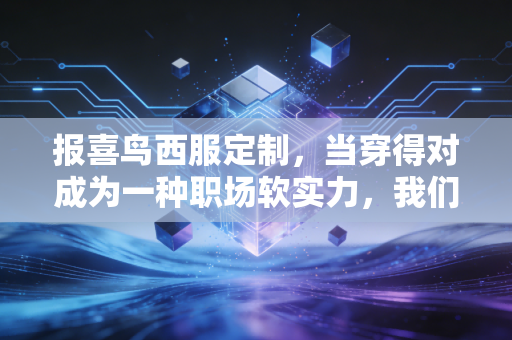 报喜鸟西服定制,当穿得对成为一种职场软实力,我们该如何重塑商业价值?