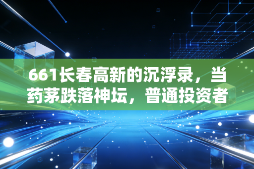 661长春高新的沉浮录，当药茅跌落神坛，普通投资者该如何守住钱袋子？