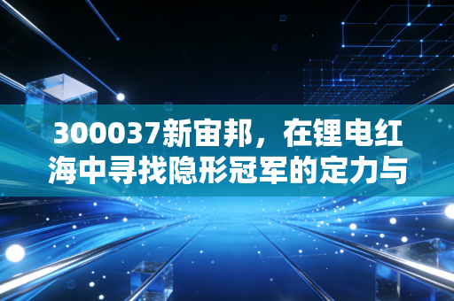 300037新宙邦,在锂电红海中寻找隐形冠军的定力与野心