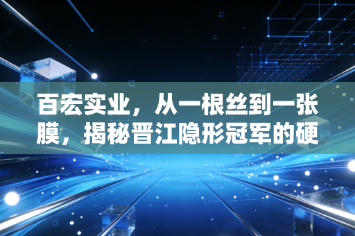 百宏实业，从一根丝到一张膜，揭秘晋江隐形冠军的硬核突围路