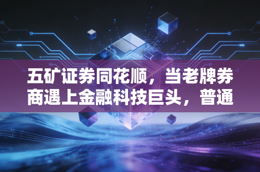 五矿证券同花顺,当老牌券商遇上金融科技巨头,普通投资者的机会在哪里?