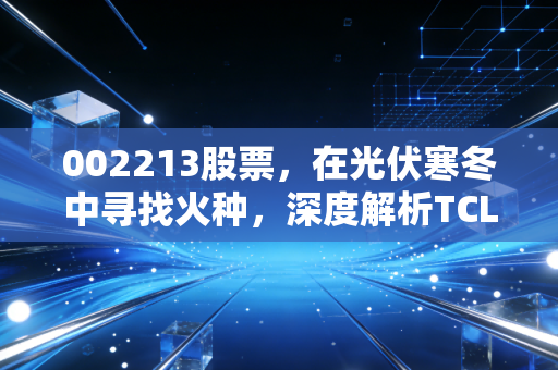 002213股票，在光伏寒冬中寻找火种，深度解析TCL中环的破局之路与投资价值
