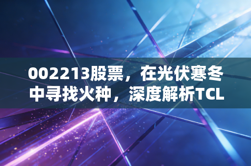 002213股票，在光伏寒冬中寻找火种，深度解析TCL中环的破局之路与投资价值