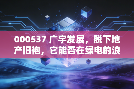 000537 广宇发展,脱下地产旧袍,它能否在绿电的浪潮中乘风破浪?