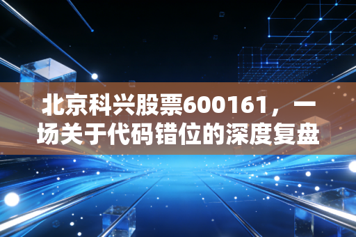 北京科兴股票600161,一场关于代码错位的深度复盘与血液赛道的价值重估