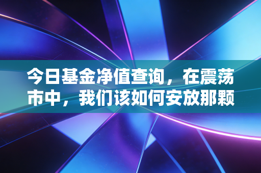 今日基金净值查询,在震荡市中,我们该如何安放那颗患得患失的心?