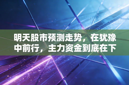明天股市预测走势,在犹豫中前行,主力资金到底在下一盘什么大棋?