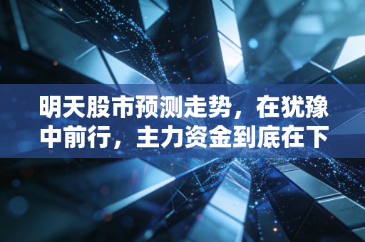 明天股市预测走势,在犹豫中前行,主力资金到底在下一盘什么大棋?