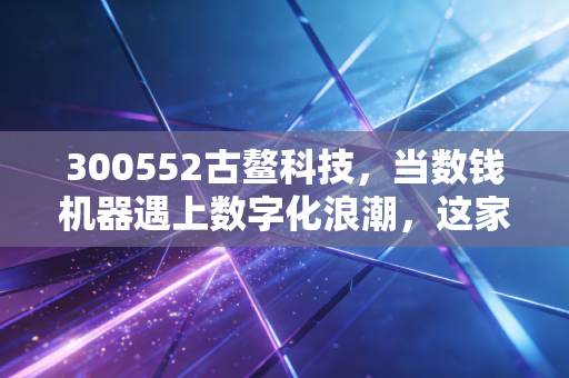 300552古鳌科技,当数钱机器遇上数字化浪潮,这家老牌金融设备商还能翻红吗?