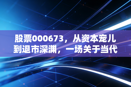 股票000673,从资本宠儿到退市深渊,一场关于当代东方的沉浮启示录