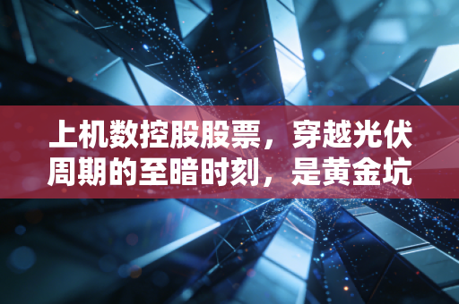 上机数控股股票,穿越光伏周期的至暗时刻,是黄金坑还是无底洞?