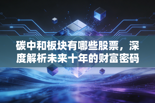 碳中和板块有哪些股票，深度解析未来十年的财富密码与投资陷阱