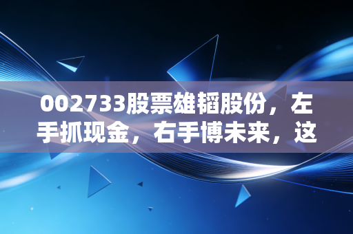 002733股票雄韬股份,左手抓现金,右手博未来,这只票到底值不值得守?