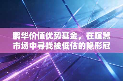 鹏华价值优势基金,在喧嚣市场中寻找被低估的隐形冠军