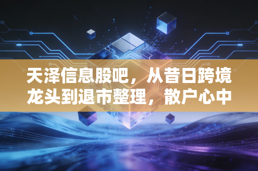 天泽信息股吧,从昔日跨境龙头到退市整理,散户心中那道难以愈合的伤疤