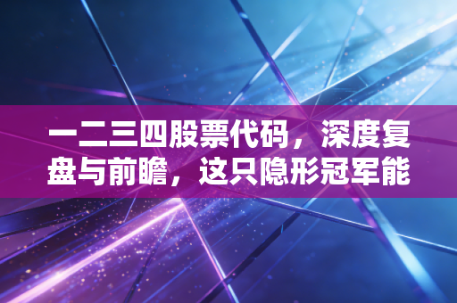 一二三四股票代码，深度复盘与前瞻，这只隐形冠军能否穿越牛熊？