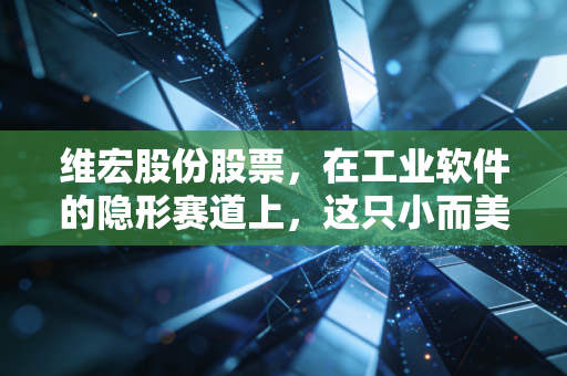 维宏股份股票,在工业软件的隐形赛道上,这只小而美的股票值得你重仓吗?